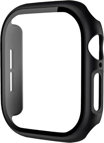 6 حزمة Apple Watch Case 45mm Series 9 8 7screen واقيًا ، زجاجًا مقسىًا وقذيفة صلبة 2 في غطاء محمي واحد ، تصميم شامل تمامًا ، حماية مضادة للارتداء ، مضاد للخدوش in Saudi Arabia