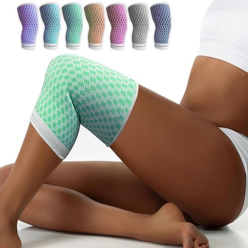 Knee Compression Sleeves, for Knee Pain, Knee Support, Arthritis, & Workouts, 2 Pack (Pink) in Saudi Arabia