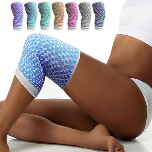 Knee Compression Sleeves, for Knee Pain, Knee Support, Arthritis, & Workouts, 2 Pack (Pink) in Saudi Arabia