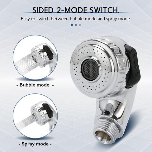 LukLoy Salon Shampoo Bowl Faucet Vacuum Breaker Kit with Hair Shampoo Brush, Complete Set 𝟏/𝟒" Nut Shampoo Bowl Hose and Sprayer Replacement Part for Salon Sink Shampoo Bed in Saudi Arabia