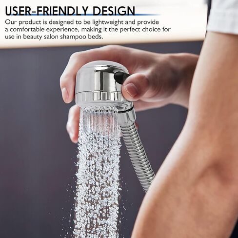 LukLoy Salon Shampoo Bowl Faucet Vacuum Breaker Kit with Hair Shampoo Brush, Complete Set 𝟏/𝟒" Nut Shampoo Bowl Hose and Sprayer Replacement Part for Salon Sink Shampoo Bed in Saudi Arabia