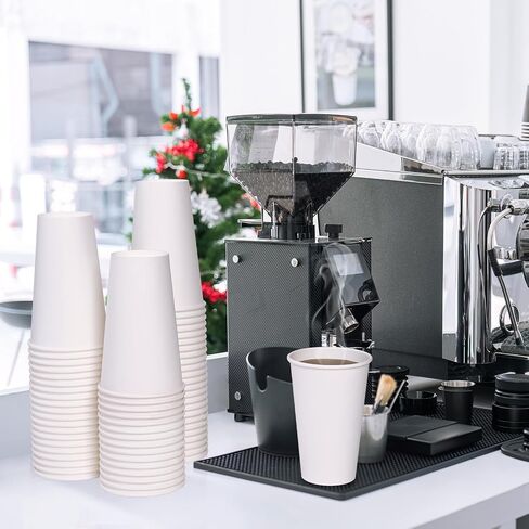 LITOPAK 1000 pack Paper Cup 12 oz, Bulk White Paper Cups, Disposable Hot Paper Coffee Cups for Offices, Schools, Shops, Restaurants in Saudi Arabia