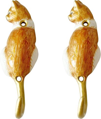 2 Pack Decorative Wall Hooks, Vintage Bird Shaped Metal Wall Hook for Hanging Coats Clothes Keys Hats Towels in Saudi Arabia