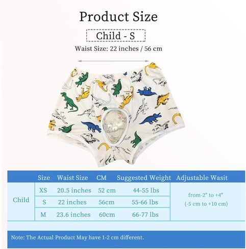 Circumcision Underwear for Kids After, Circumcision Foreskin Cut Surgery Care Protection (XS Child Plus High Waist 20.5inch Cartoon) in Saudi Arabia