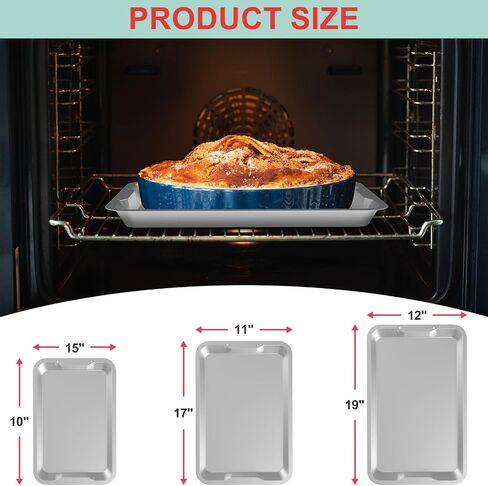 Oven Air Fryer Basket and Tray for Ninja Foodi SP101,SP1001C,SP100,SP201 Digital Air Fry Countertop Oven, Non-Stick Baking Pan and Stainless Steel Mesh for Ninja Foodi 8-in-1 Oven Accessories in Saudi Arabia
