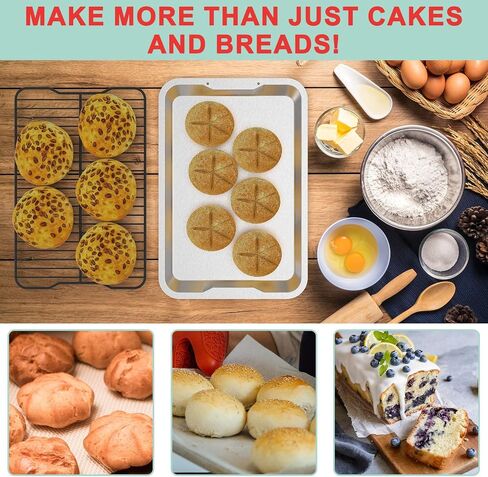Oven Air Fryer Basket and Tray for Ninja Foodi SP101,SP1001C,SP100,SP201 Digital Air Fry Countertop Oven, Non-Stick Baking Pan and Stainless Steel Mesh for Ninja Foodi 8-in-1 Oven Accessories in Saudi Arabia
