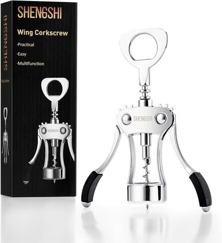 Wine Opener Zinc Alloy Premium Wing Corkscrew Wine Bottle Opener With Multifunctional Bottles Opener in Saudi Arabia