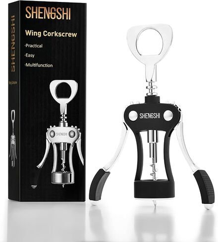 Wine Opener Zinc Alloy Premium Wing Corkscrew Wine Bottle Opener With Multifunctional Bottles Opener in Saudi Arabia