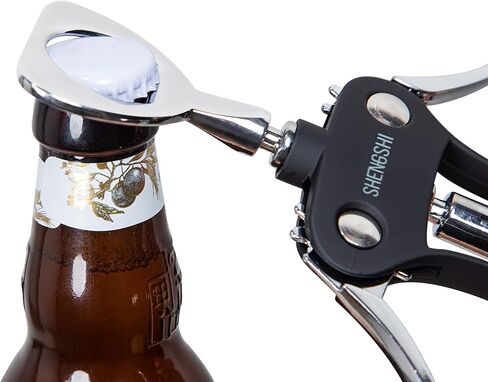 Wine Opener Zinc Alloy Premium Wing Corkscrew Wine Bottle Opener With Multifunctional Bottles Opener in Saudi Arabia