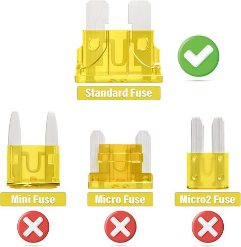 3A قياسيات السيارة الصمامات 3 أمبير ATC ATO Blade Fuse 3AMP Auto Fusibles for RV Truck SUV Camper (حزمة 50 ٪) in Kuwait
