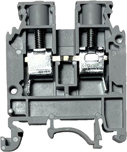 DIN Rail Terminal Blocks Elmex UL Screw Type 35mm (KUT2.5N, Gray, 25, KUT2.5N-GY) in Saudi Arabia