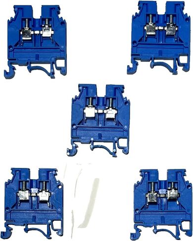 DIN Rail Terminal Blocks Elmex UL Screw Type 35mm (KUT2.5N, Gray, 25, KUT2.5N-GY) in Saudi Arabia