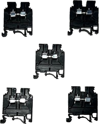 DIN Rail Terminal Blocks Elmex UL Screw Type 35mm (KUT2.5N, Gray, 25, KUT2.5N-GY) in Saudi Arabia