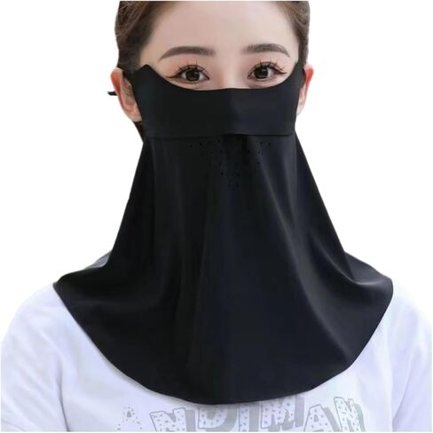 وشاح للوجه للرقبة للحماية من الشمس مع حلقات للأذن، غطاء وشاح للوجه خفيف الوزن بنمط بالاكلافا للواقي من الشمس في الهواء الطلق in Kuwait