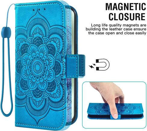 Asuwish Phone Case for Tracfone BLU View 5 B160V Wallet Cover with Tempered Glass Screen Protector and Flip Credit Card Holder Stand Cell Accessories Trac Fone BLUE View5 160V 2024 Women Men Rose Gold in Saudi Arabia