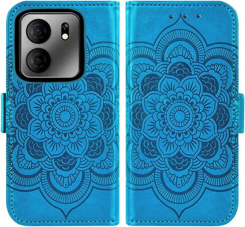 Asuwish Phone Case for Tracfone BLU View 5 B160V Wallet Cover with Tempered Glass Screen Protector and Flip Credit Card Holder Stand Cell Accessories Trac Fone BLUE View5 160V 2024 Women Men Rose Gold in Saudi Arabia