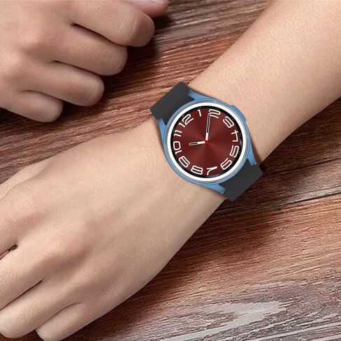 [2PCS] Tucana Series Case Compatible for Samsung Galaxy Watch 6 (44MM, 2023) Shock-Proof and Shatter-Resistant Hard PC Case with Tempered Glass Screen Protector (44mm, Purple) in Saudi Arabia