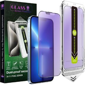2 Pack Matte Privacy Screen Protector for iPhone 15 Pro 6.1-Inch, Auto Dust Removal, No Bubbles,Anti-Spy Tempered Glass Film, Automatic Dust Removal Technology for Film Positioning in Saudi Arabia