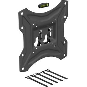 D-Line TV Wall Bracket for 23-50 Inch TVs, Tilt, Turn and Extend TV Wall Bracket with Spirit Level, Full Motion TV Mount - VESA 100x100mm - 200x200mm, Holds up to 66lbs