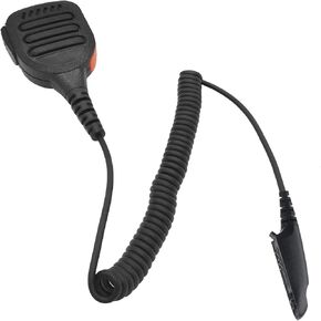 IP65 Waterproof Hand Mic Handheld Mic Walkie-Talkie Mic Radio Mic Shoulder Mic Speaker Mic for Motorola ht1250 ht 1250 ht750 Wave PTX gp328 gp338 pr860 (Green)