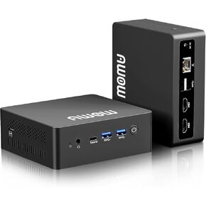 AWOW Mini PC, Intel J4125(up to 2.7GHz) Mini Desktop Computers, 8GB RAM 128GB M.2 SSD, Micro PC Triple 4K Screen Display, HDMI x2, USB x4, 2.4G/5G WiFi, BT4.2 for Business/Home/Office