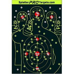 12x18 Splatter Targets. Shots Burst with a Bright Splatter Upon Impact. Instantly See Your Shots.