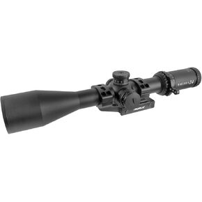 TruGlo Eminus Tactical Hunting Shooting Durable Waterproof Fogproof Shock Resistant 30mm One-Piece Aluminum Tube Illuminated TacPlex-MOA Reticle Riflescope Flip-Up Lens Cap Included