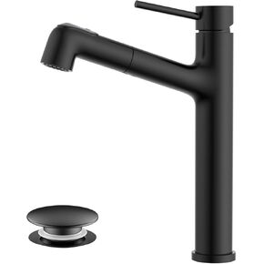 صنبور الحمام النيكل المصقول ، صنبور مقبض واحد ، صنبور حوض السحب مع نمطين صنبور ، صنبور عالي المستوى مع سدادة الصرف المنبثقة ، الفولاذ المقاوم للصدأ in Kuwait