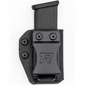 Concealment Express OWB & IWB KYDEX Magazine Holster - Ambidextrous, 100% USA Made Mag Holder w/Adjustable Retention - Mag Carrier for Concealed Carry - for Right & Left Hand Carry