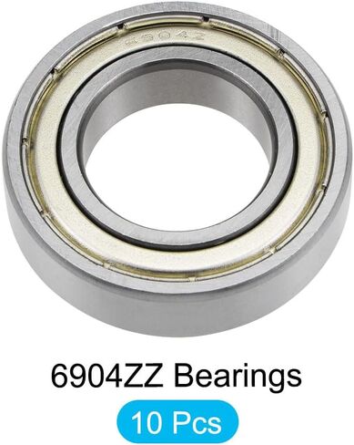 METALLIXITY Deep Groove Ball Bearings (636ZZ, 6mm x 22mm x 7mm) 10Pcs, Carbon Steel Double Shielded Industrial Bearings - for Industrial Micro Motor in Saudi Arabia