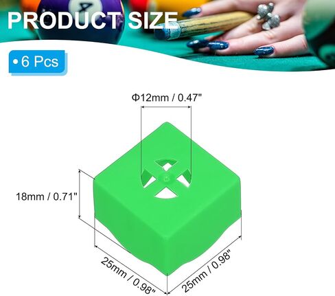 PATIKIL Pool Chalk Holder, Billiard Chalk Storage Holder Portable Cue Chalk Holder Billiard Pool Table Accessory in Saudi Arabia