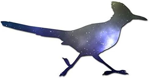 Roadrunner Bird - Vinyl Decal Sticker - 7.35" x 3.75" - Red in Saudi Arabia