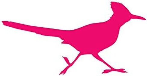 Roadrunner Bird - Vinyl Decal Sticker - 7.35" x 3.75" - Red in Saudi Arabia