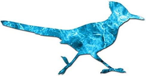 Roadrunner Bird - Vinyl Decal Sticker - 7.35" x 3.75" - Red in Kuwait