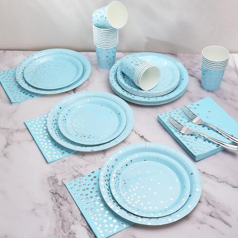 175 Pcs Sage Green Plates and Napkins Party Supplies - Sage Green Paper Plates Serve 25 Guests - Sage Green and Gold Disposable Plates Sets for Holiday Wedding Birthday Party Decoration in Saudi Arabia