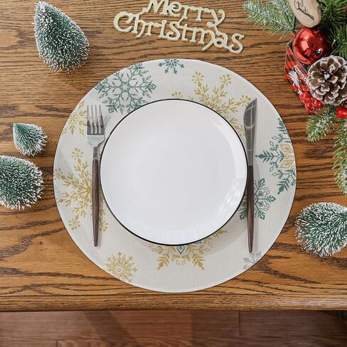 Siilues Christmas Table Runner ، Christmas Decortings Snow Snowfrich Christmas Runner for Table Decore Winter Decord لزخارف طاولة الحفلات الداخلية في الهواء الطلق (13 '× 36') in Saudi Arabia