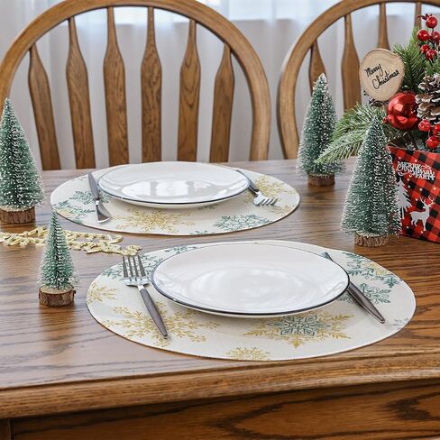 Siilues Christmas Table Runner ، Christmas Decortings Snow Snowfrich Christmas Runner for Table Decore Winter Decord لزخارف طاولة الحفلات الداخلية في الهواء الطلق (13 '× 36') in Saudi Arabia
