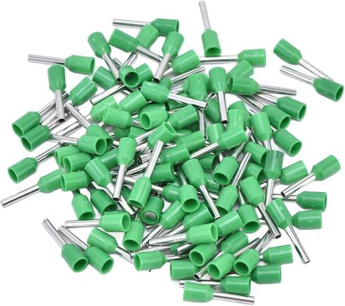 1000pcs طابق معزول فيرول المعزول 16AWG طرفية طرفية محطات تجعيد الدبوس الكهربائي الموصل 16AWG موصلات نهاية الحبل المعزول (E1512) in Saudi Arabia
