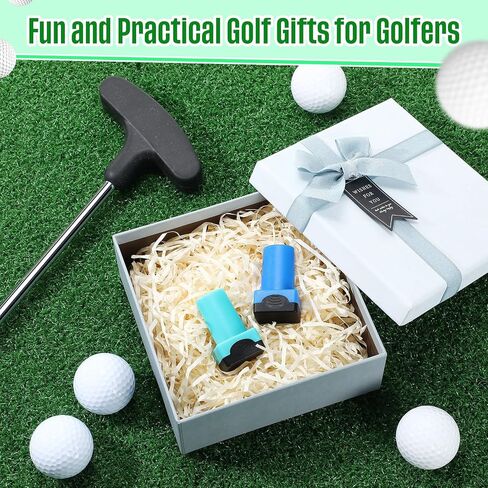 Gersoniel 2 Pack Golf Ball Stamp Self-Inking Golf Ball Stamp Markers Reusable Golf Ball Marking Tool to Identify Golf Balls for Golfer Gift Golfing Accessories(Cute) in Saudi Arabia