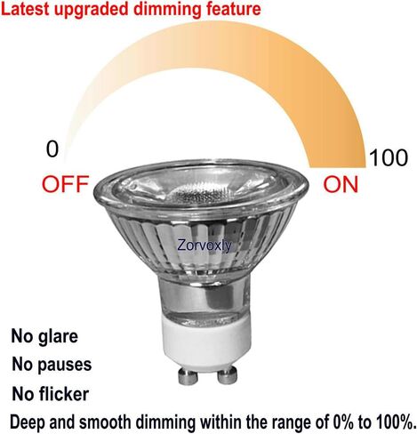 5W GU10 LED Range Hood Light Bulbs,Dimmable,Warm White,Kitchen&Cooking Stove Light,Recessed Track Light,50W Equivalent,Glass Reflector,Waterproof in Saudi Arabia