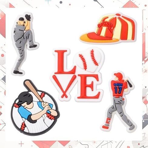 سحر الأحذية للرجال الصبي، والأرقام والسحر الرياضية لتزيين الأحذية تسد، كرة السلة البيسبول كرة القدم كرة القدم هدية للبنين الأطفال المراهقين والبالغين in Kuwait