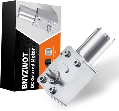 DC 6V 10RPM Turbo Worm Geared Motor High Torque Turbine Worm Gear Box Reduction Motor 6mm Shaft in Kuwait