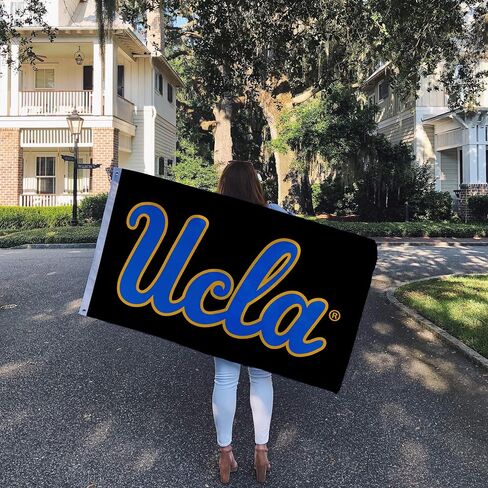 Desert Cactus UCLA Flag University of California Los Angeles Bruins Flag Banners 100% Polyester Indoor Outdoor 3x5 feet Flags (Style 1) in Saudi Arabia