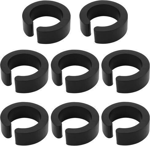 Create idea 8PCS 22.2/25.4mm Open Type Rubber Reducer Shim for 31.8mm Bicycle Handlebar Adapter or Mount Compatible with Bike Computer Mounts Bottle Holders in Saudi Arabia
