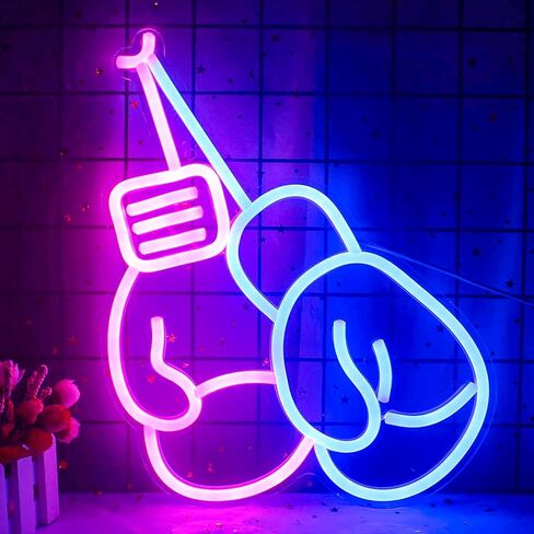 Lucunstar Gym Neon Sign,Barbell Dumbbell Shaped Neon signs White Neon Lights Sign Gym Wall Stickers for Fitness Club Decor LED Neon Sign for Teen Girls Teen Sports Room Game Room Decor in Saudi Arabia