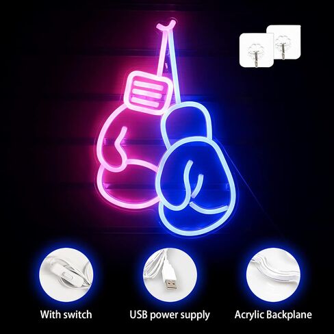 Lucunstar Gym Neon Sign,Barbell Dumbbell Shaped Neon signs White Neon Lights Sign Gym Wall Stickers for Fitness Club Decor LED Neon Sign for Teen Girls Teen Sports Room Game Room Decor in Saudi Arabia