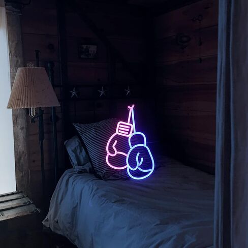 Lucunstar Gym Neon Sign,Barbell Dumbbell Shaped Neon signs White Neon Lights Sign Gym Wall Stickers for Fitness Club Decor LED Neon Sign for Teen Girls Teen Sports Room Game Room Decor in Saudi Arabia