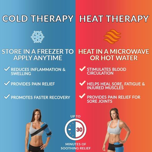 حزمة ثلج ComfiLife Knee مع الالتفاف - دعامة الركبة - حزمة هلام العلاج الساخنة والباردة القابلة لإعادة الاستخدام - دعم ضغط قابل للتعديل للإصابات ، وآلام الركبة ، وجراحة الركبة ، والتهاب المفاصل ، والمزيد. in Kuwait