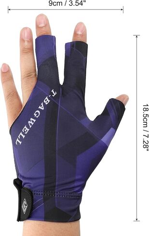 PATIKIL Pool Glove Left Hand, Billiard Gloves Pool Cue Accessories for Shooter Carom Pool Snooker Cue Sport in Saudi Arabia