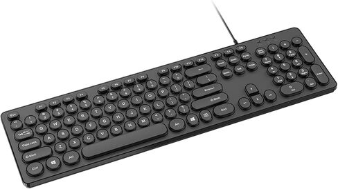 cimetech 2.4GHz Wireless Keyboard with Number Pad Full Size Design for Laptop Desktop PC Tablet, Windows iOS Android - Grey in Saudi Arabia